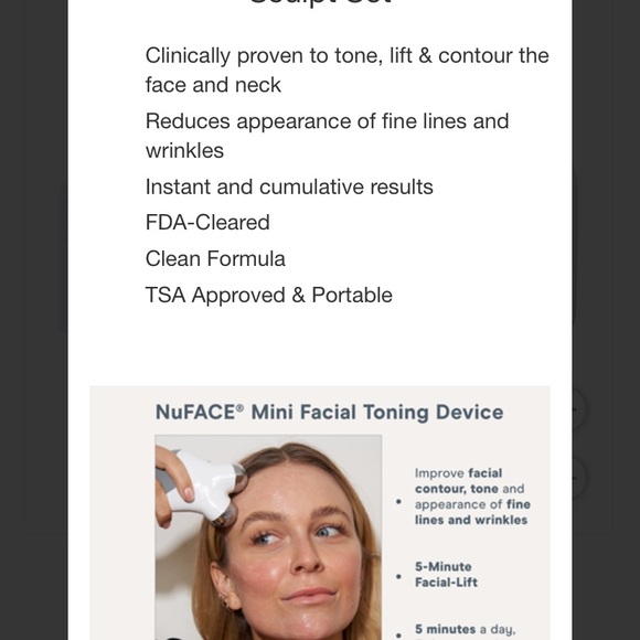 BRAND NEW NuFace Mini Lift and Sculpt Set - Picture 6 of 7